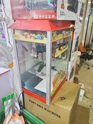 Electric Popcorn Machine, Easy, Automatic, Compact, Safe, Cooking
