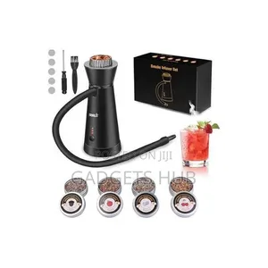 Smoke Infuser Set Portable Handheld Food and Cocktail Smoking Kit)