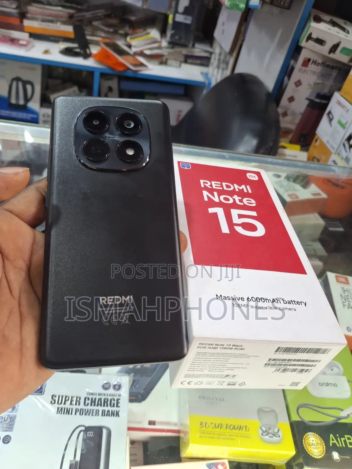 New Xiaomi Redmi Note 15 128 GB Black