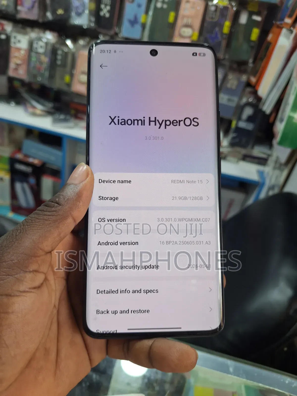 New Xiaomi Redmi Note 15 128 GB Black