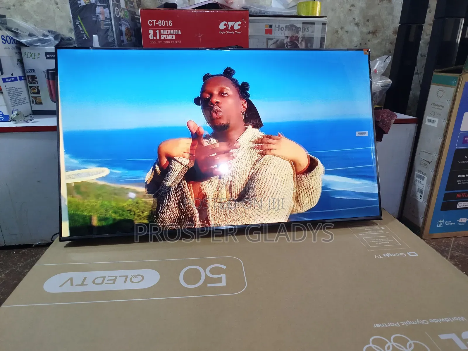 50 Inches Led TCL Smart Qled Google TV