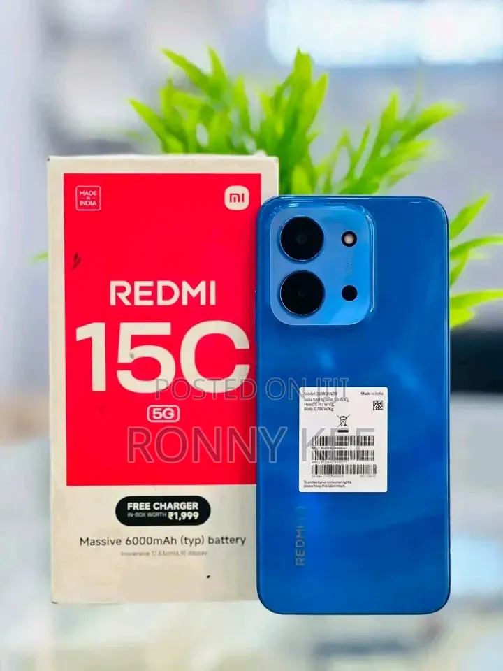 New Xiaomi Redmi 15C 4G 256 GB Blue
