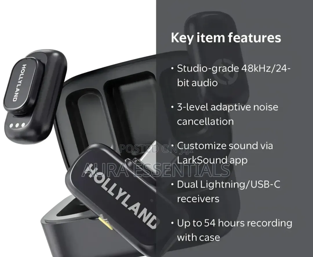 Hollyland LARK A1 Wireless Lavalier Microphone System