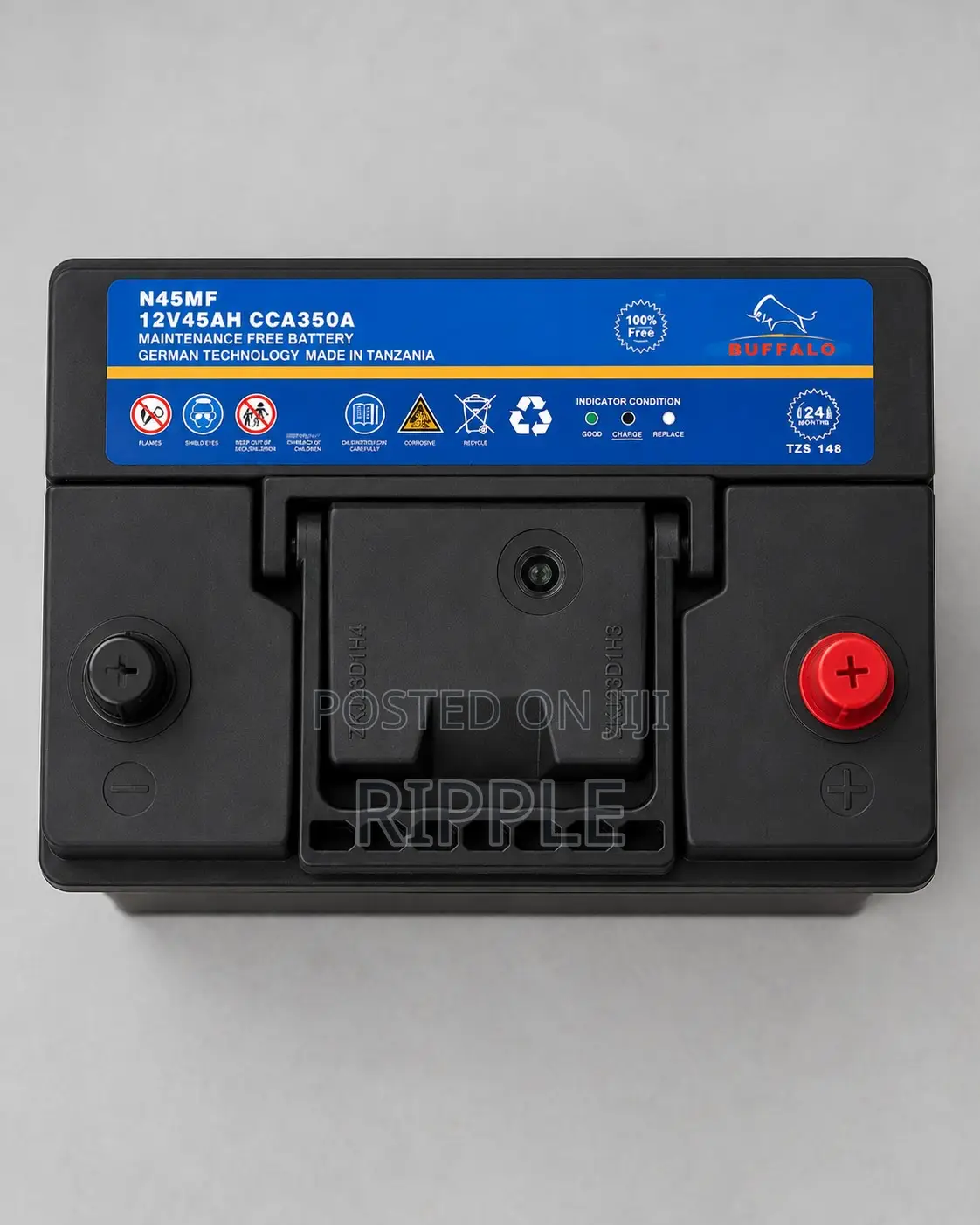 45Ah Buffalo N45 360CCA Maintenance Free Car Battery 12V