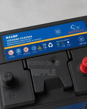 45Ah Buffalo N45 360CCA Maintenance Free Car Battery 12V