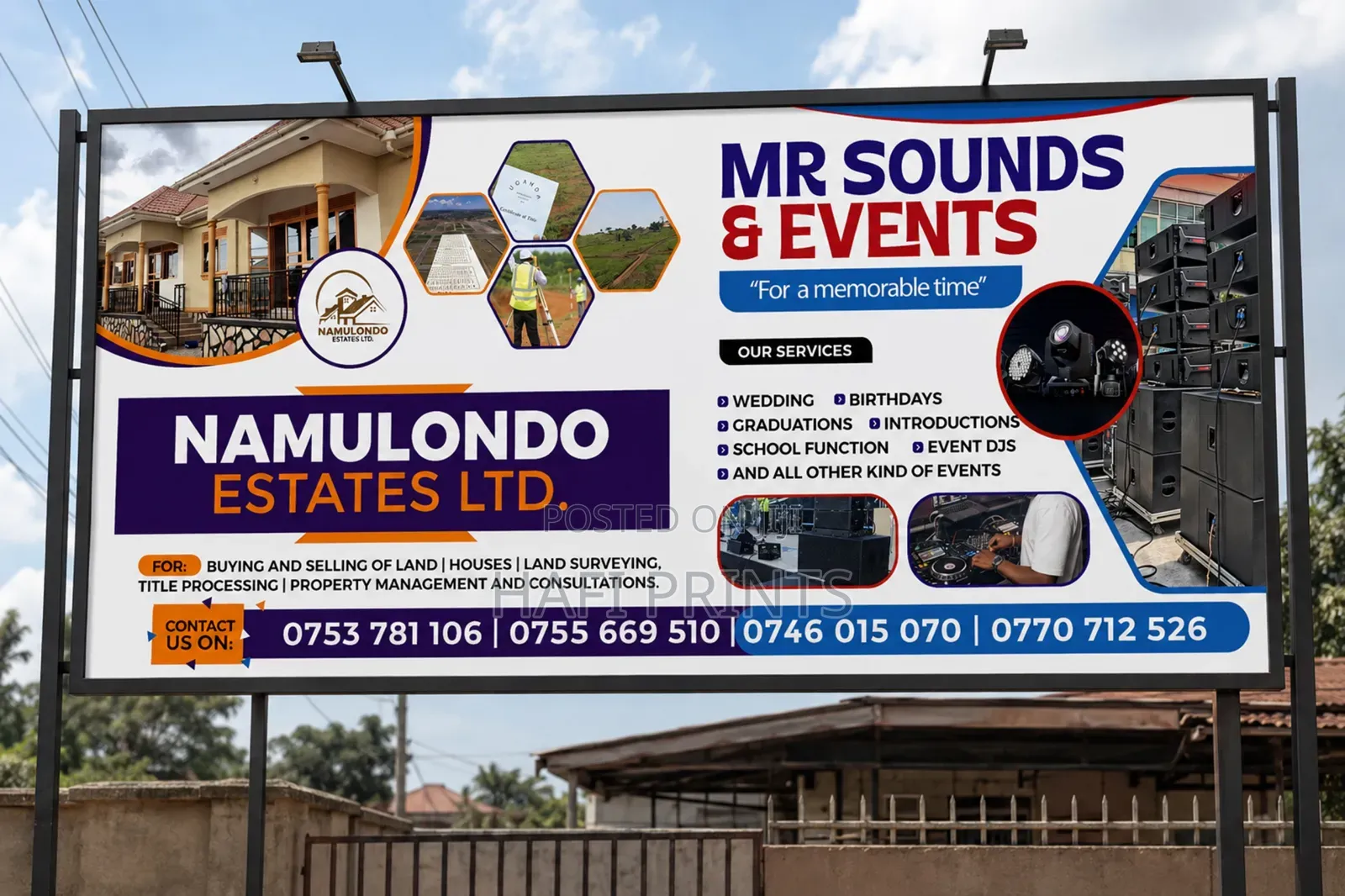 Shop Light Boxes and Sign Posts