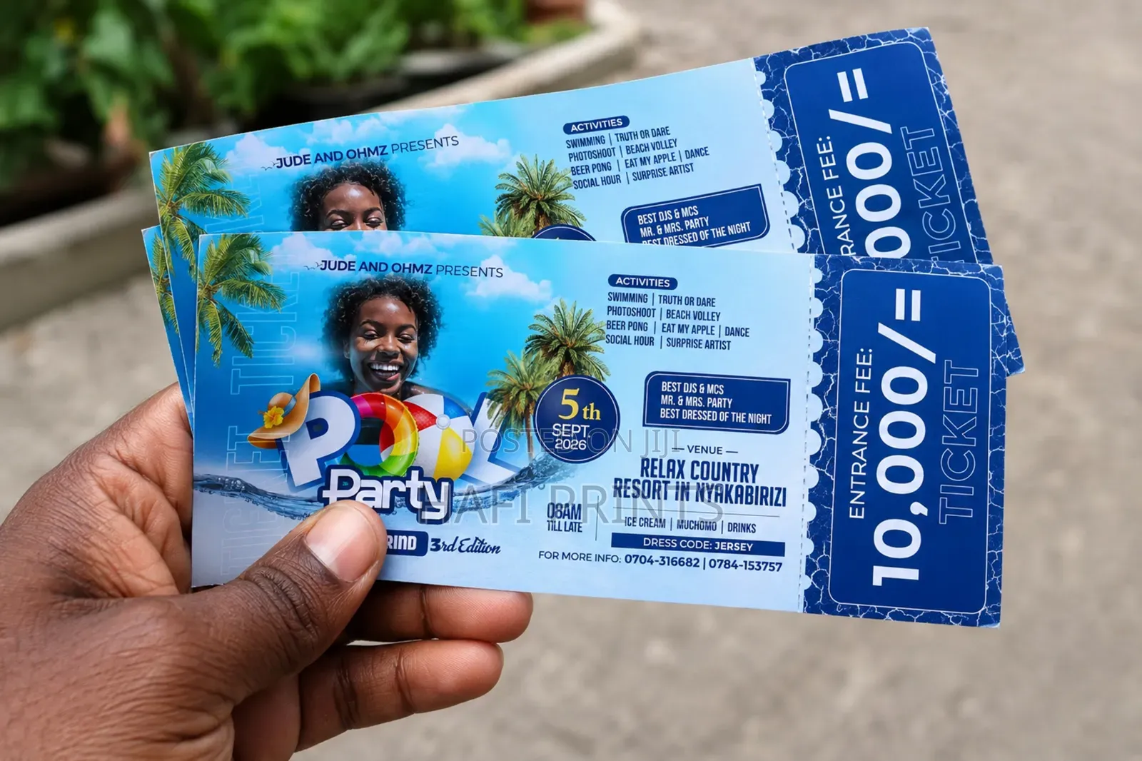 Event Flyers, Stickers, Posters and Tickets