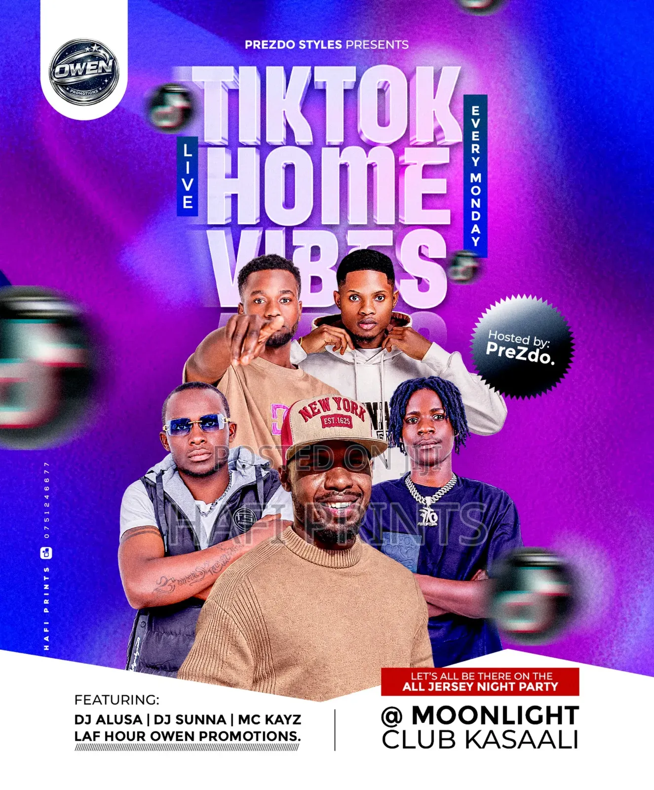 Event Flyers, Stickers, Posters and Tickets