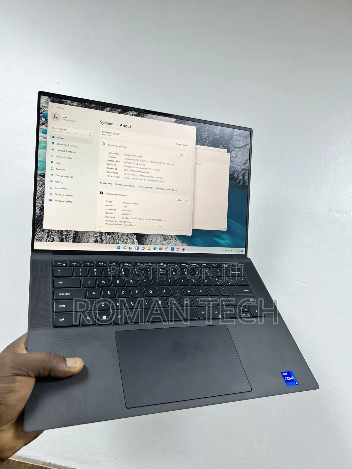 New Laptop Dell XPS 15 9510 16GB Intel Core i7 SSD 512GB