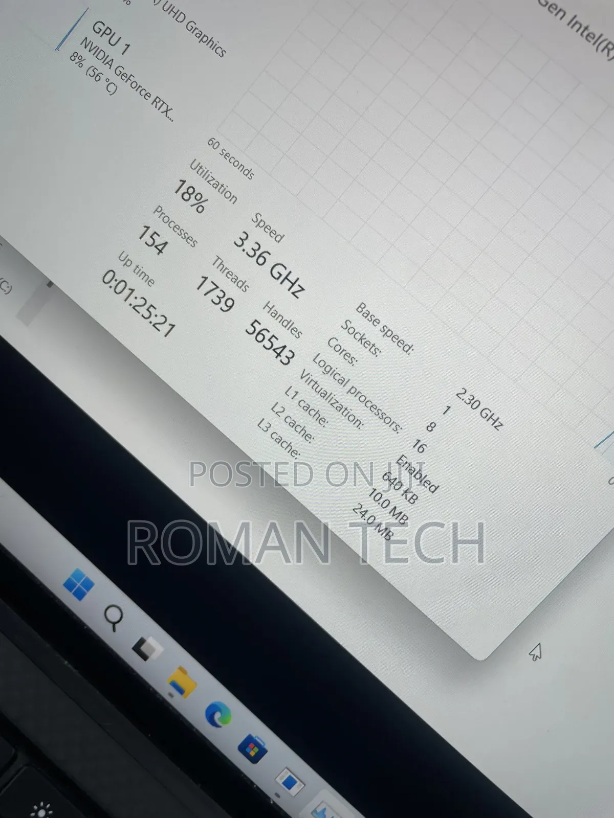 New Laptop Dell XPS 15 9510 16GB Intel Core i7 SSD 512GB