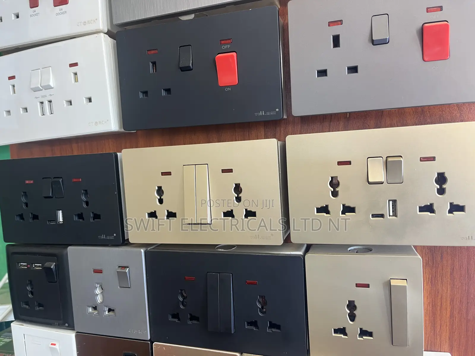 Colored Switch and Socket