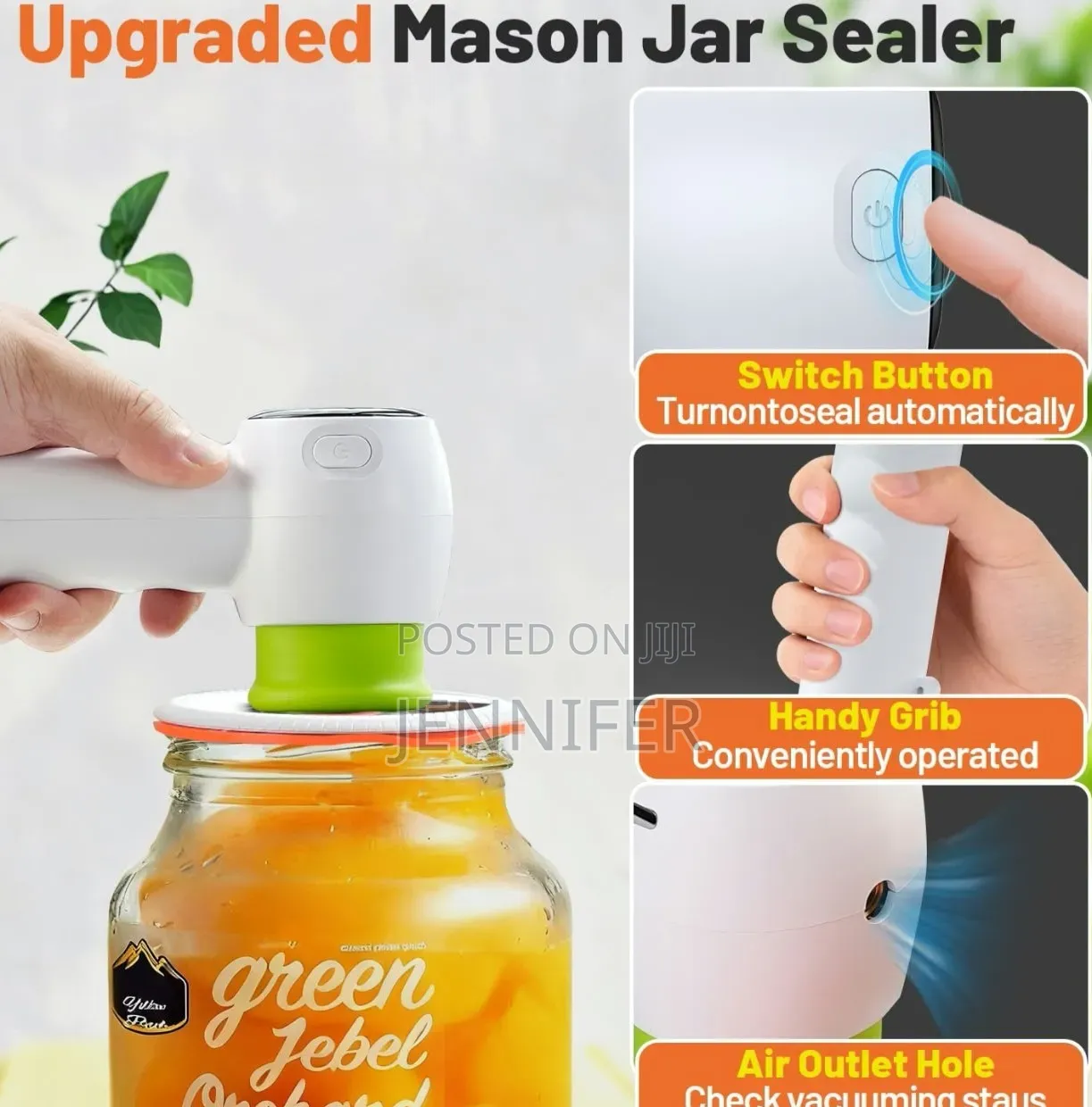 Portable Handheld Multifunctional Electric Vacuum Sealer