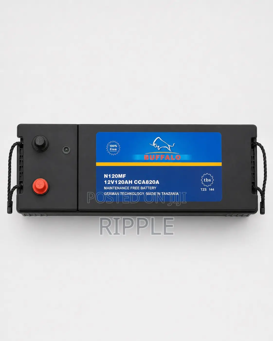 120Ah Buffalo N120 Maintenance Free Car Battery 12V