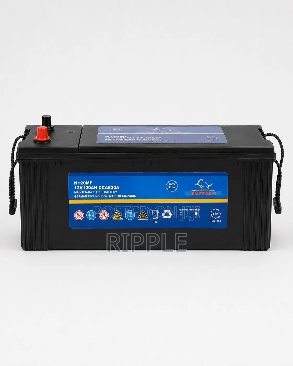 120Ah Buffalo N120 Maintenance Free Car Battery 12V