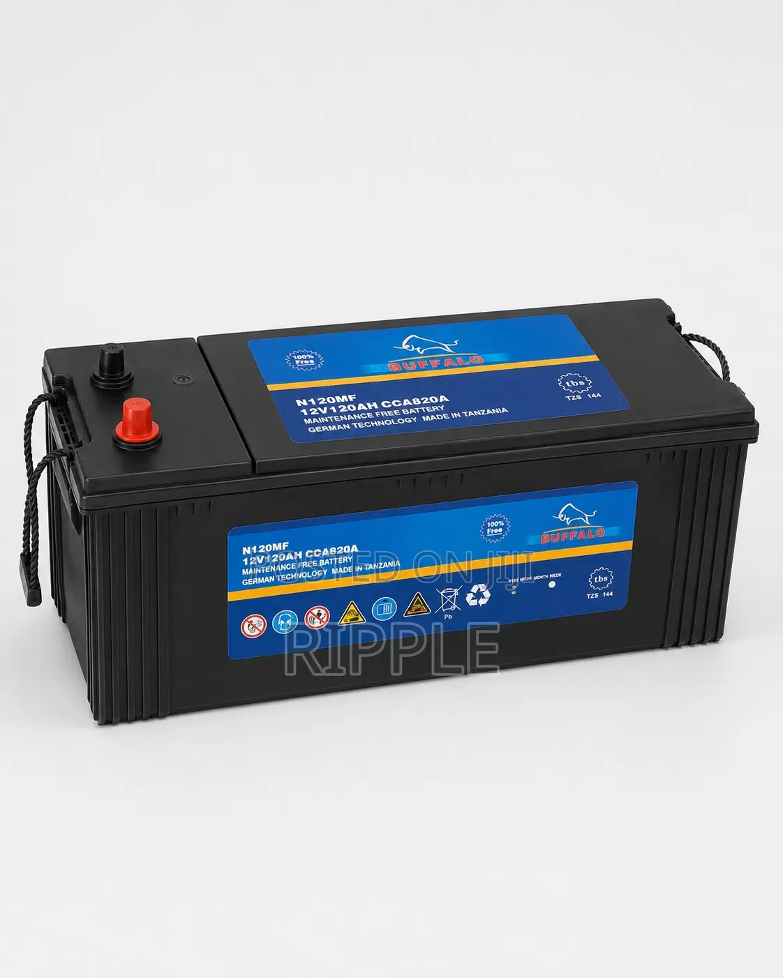 120Ah Buffalo N120 Maintenance Free Car Battery 12V