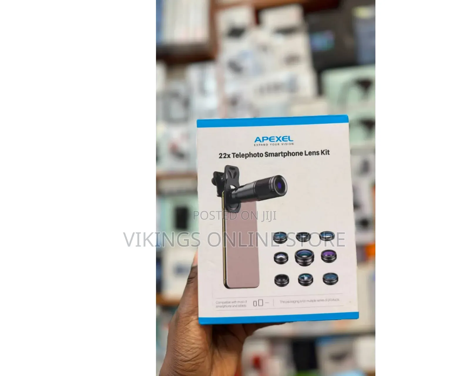 Apexel 22x Telephoto Smartphone Lens Kit