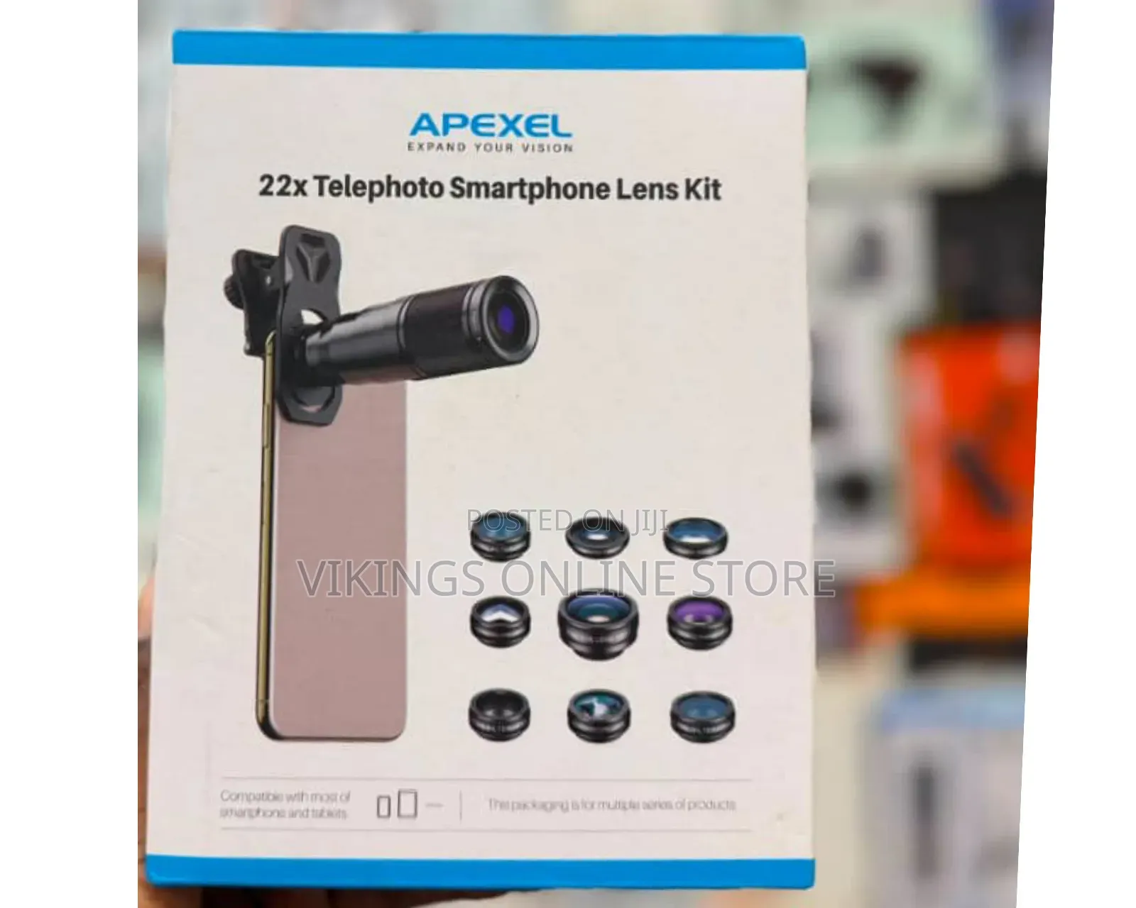 Apexel 22x Telephoto Smartphone Lens Kit
