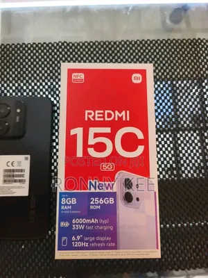New Xiaomi Redmi 15C 4G 256 GB Black