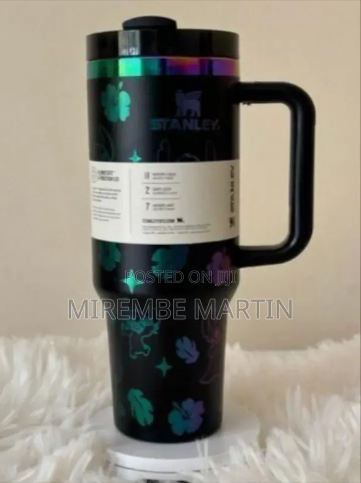 Insulated Stainless Steel Tumbler With Tropical Character Motif