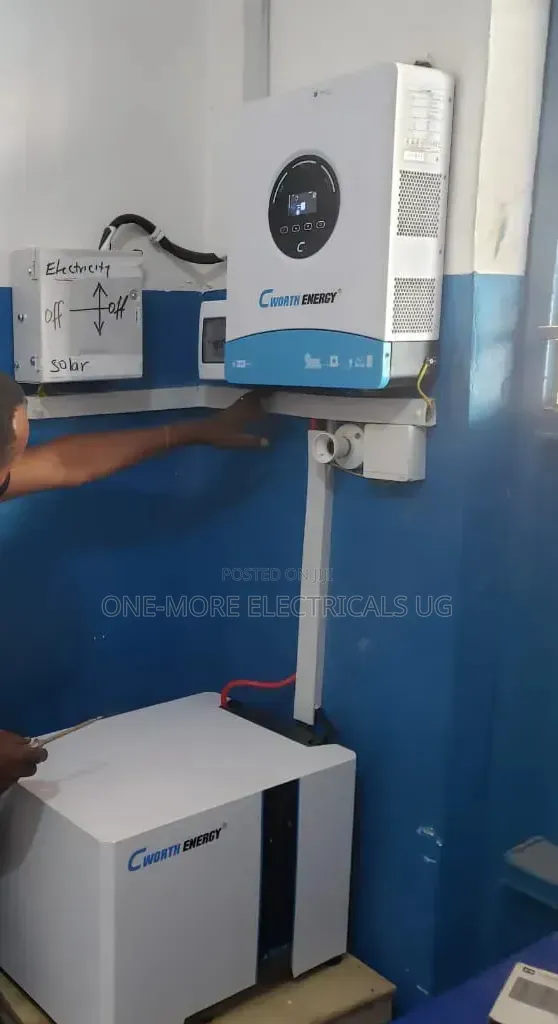 Heavy Duty System With 5kwh/24v Lithium Battery, Inverter 4kva, Solar