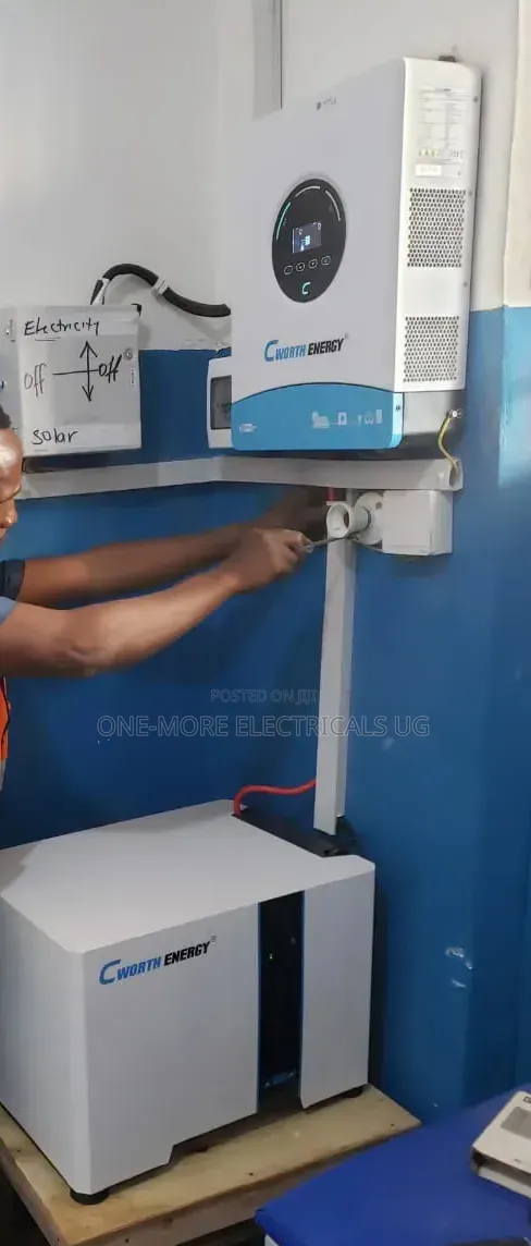 Heavy Duty System With 5kwh/24v Lithium Battery, Inverter 4kva, Solar