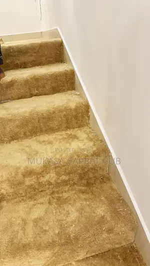 Soft Galaxy Carpet Staircase Installation | Kampala