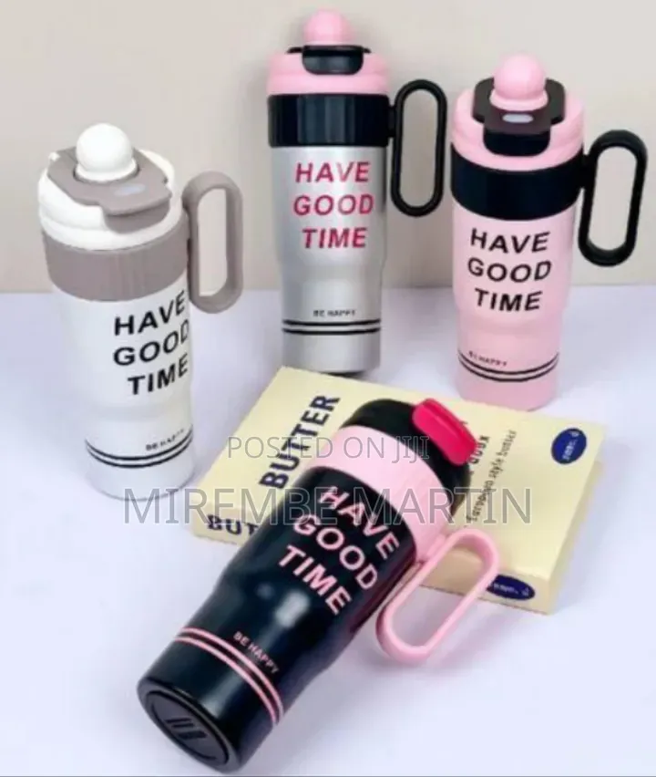 Insulated Sports Water Bottle / Tumbler With Carry Handle