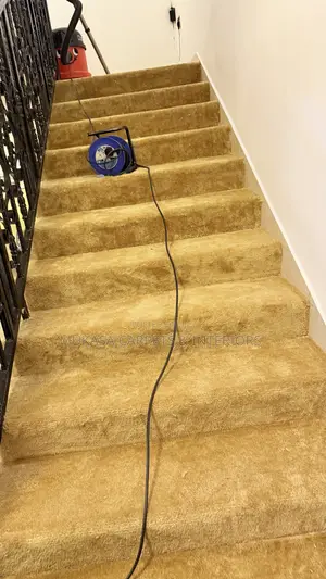 Staircase Carpet Installation Kampala – Galaxy Soft Carpet