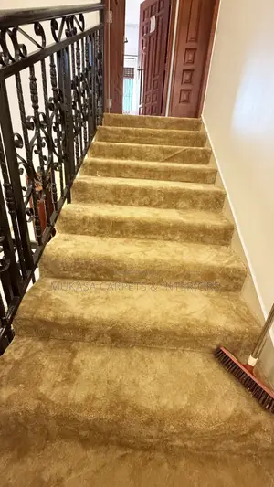 Soft Stair Carpet Uganda – Galaxy Carpet Installation