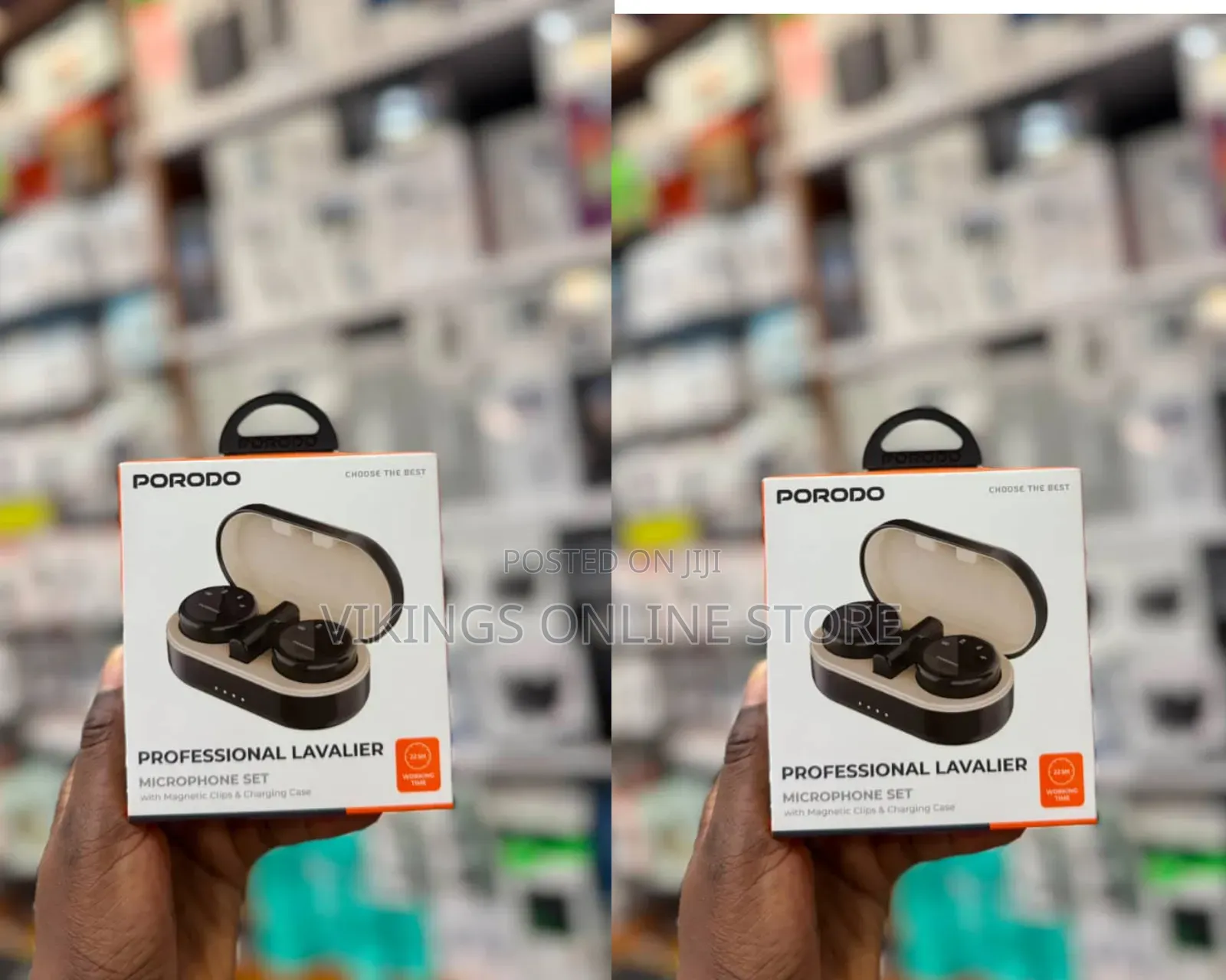 Porodo Professional Lavalier Microphone Set
