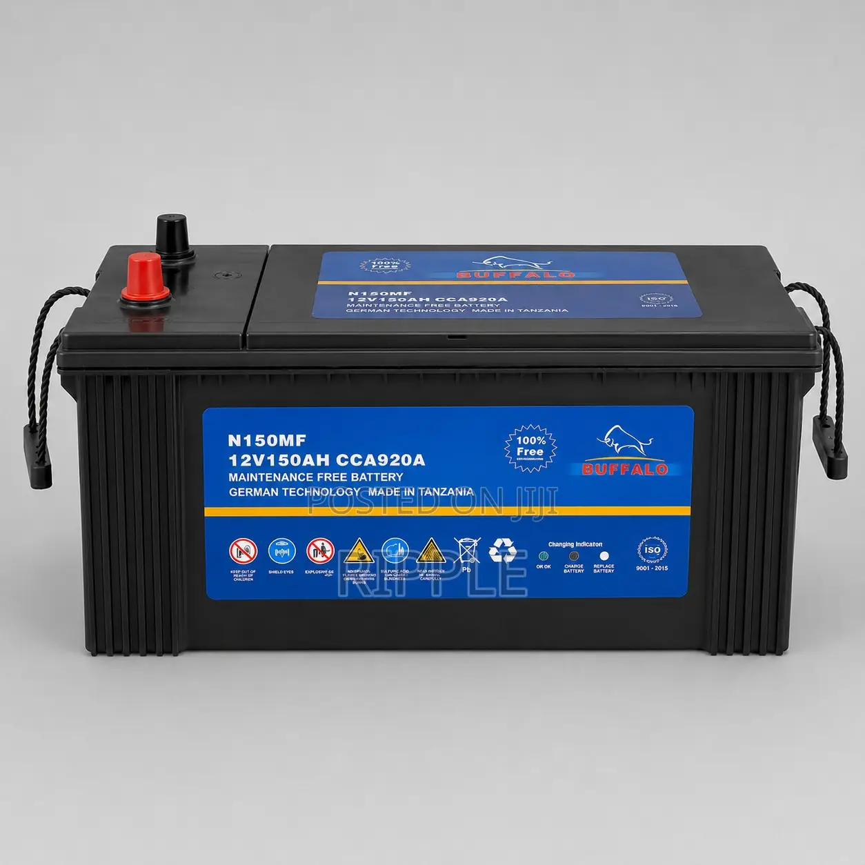 150Ah Buffalo N150 920CCA Maintenance Free Car Battery 12V