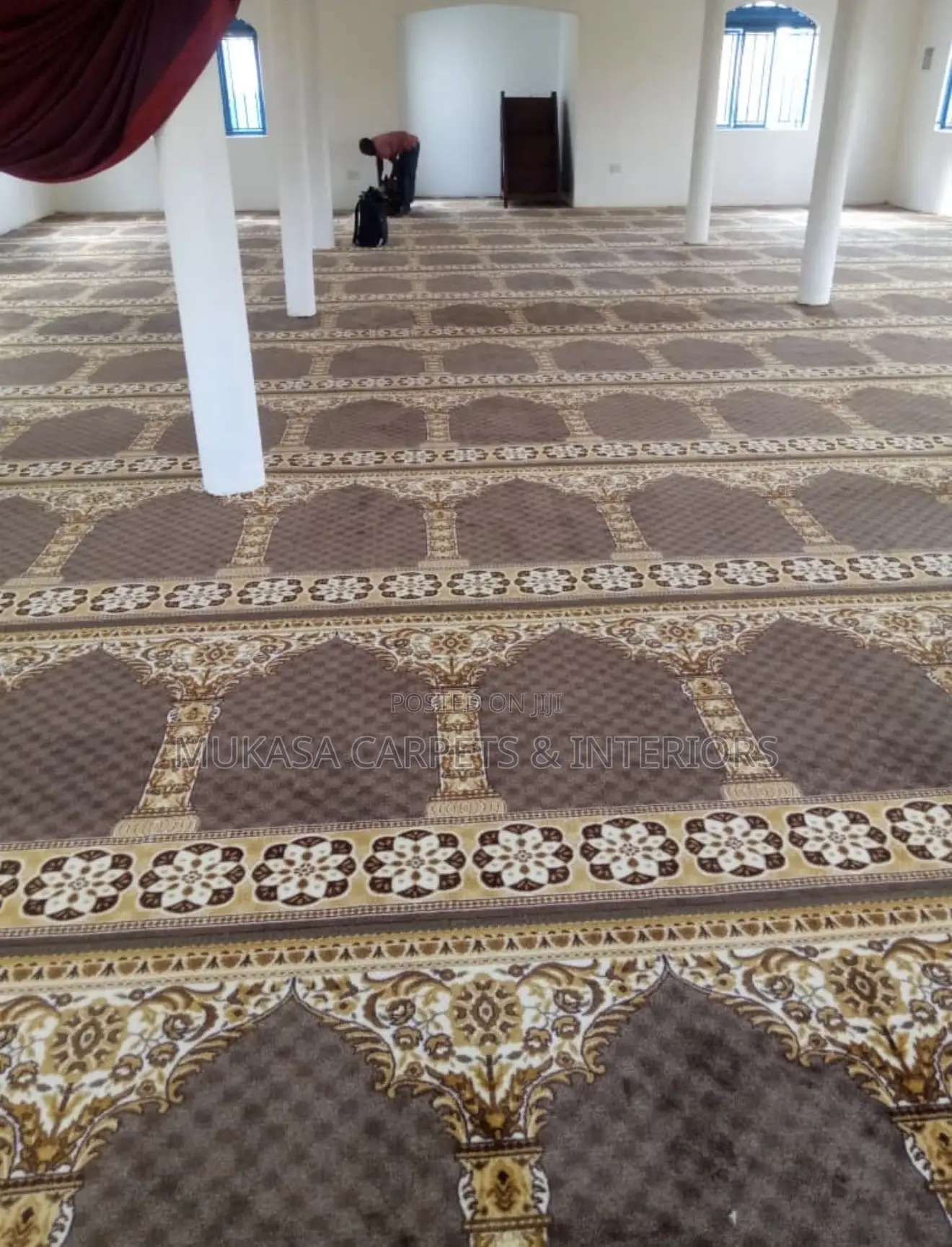 Mosque Carpets Uganda | Prayer Hall Carpet Supply Installation