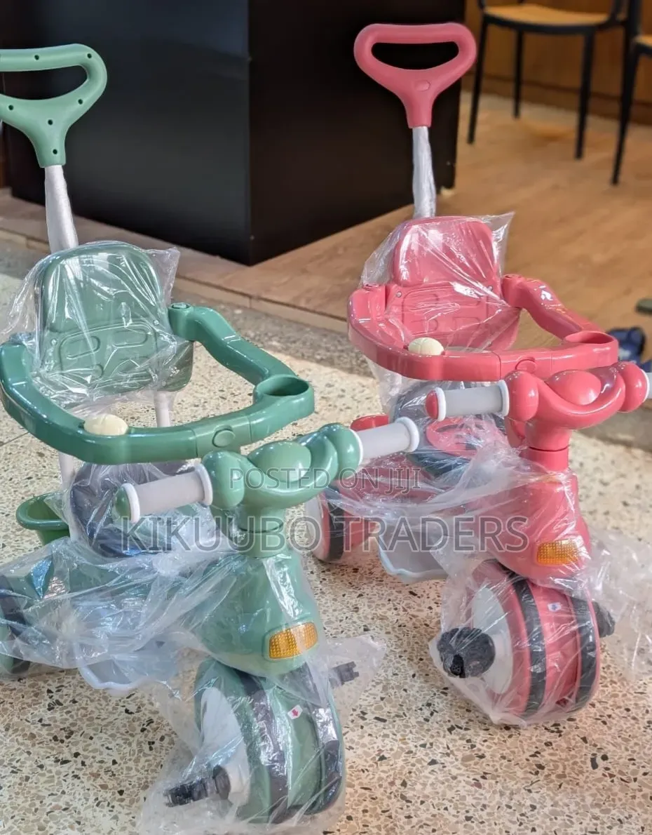 3-in-1 Multifunctional Toddler Push Tricycles