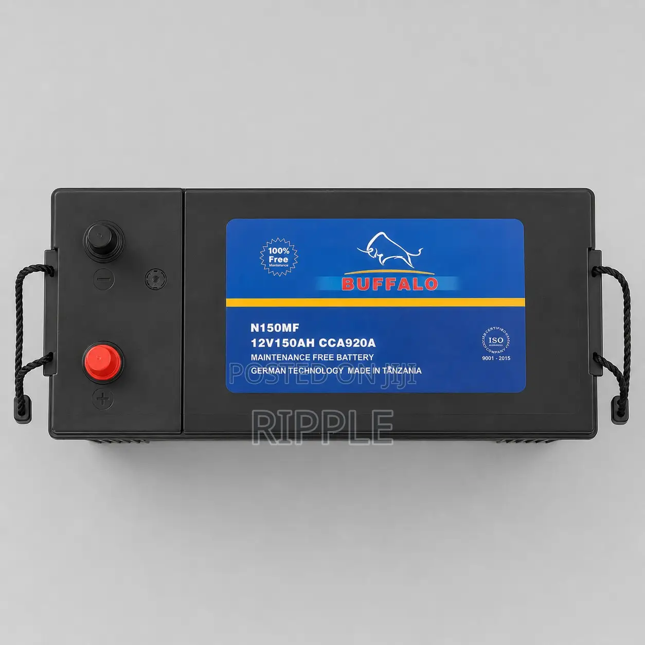 150Ah Buffalo N150 920CCA Maintenance Free Car Battery 12V