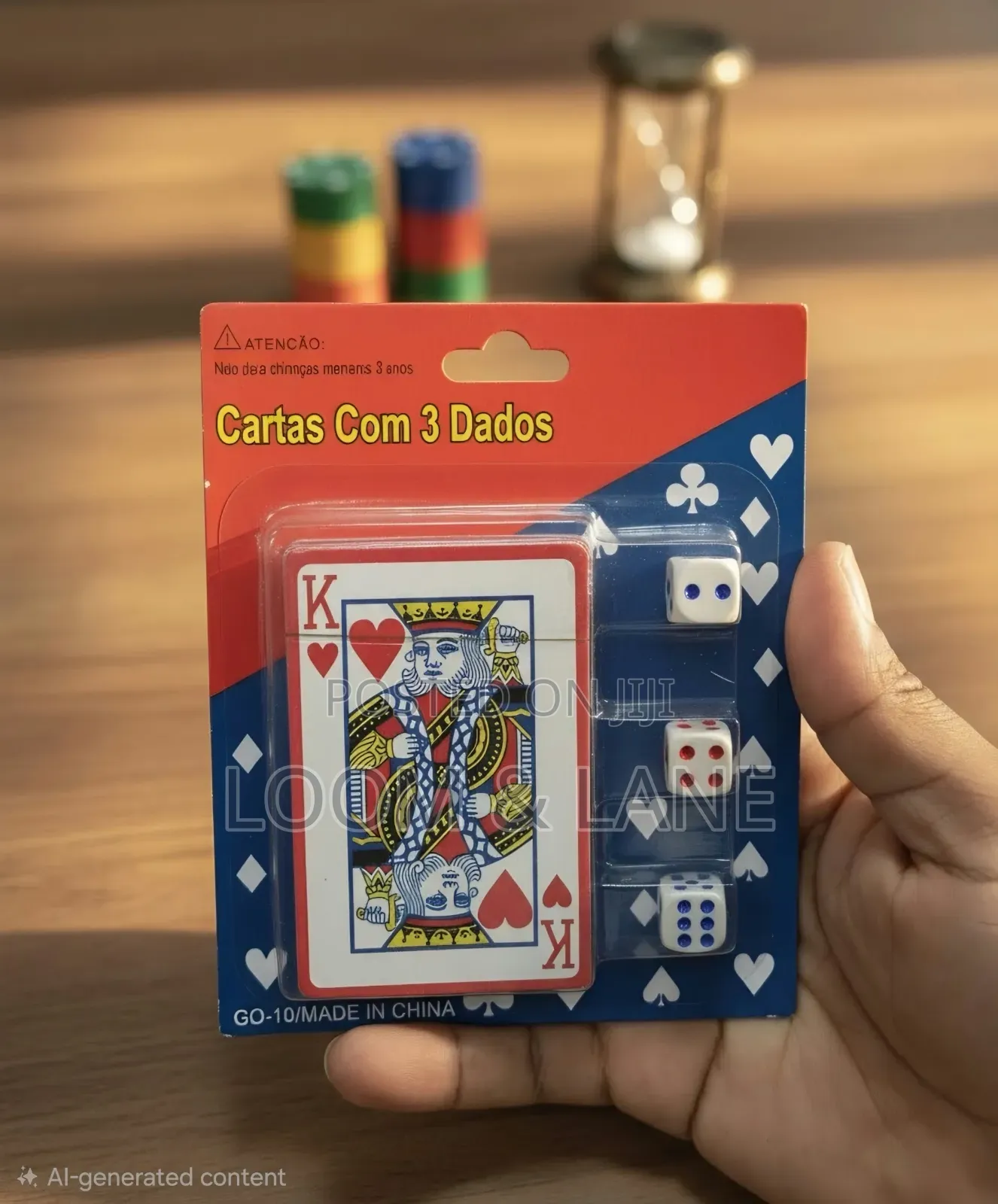 Playing Cards With 3 Dices