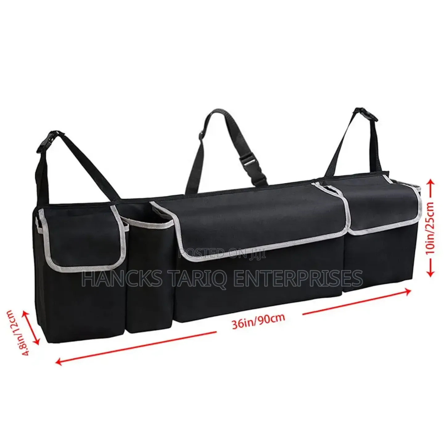 Hanging Car Trunk Organizer With Multi-Pocket Storage