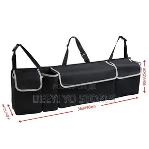 Hanging Car Trunk Organizer With Multi-Pocket Storage