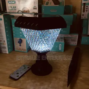 100W Solar Garden Light With RGB, White, Yellow and Color Changing