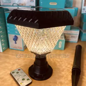 100W Solar Garden Light With RGB, White, Yellow and Color Changing
