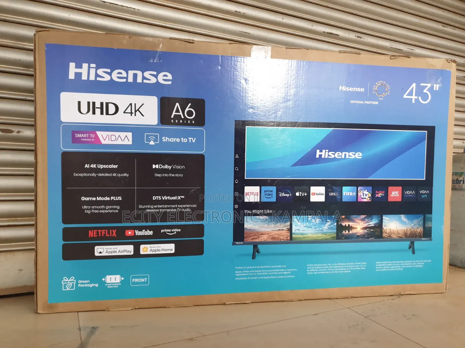 Boxed Hisense 43 Smart 