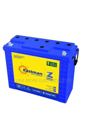 Eastman Gel Tubular Batteries 200ah/12volts Indian Made