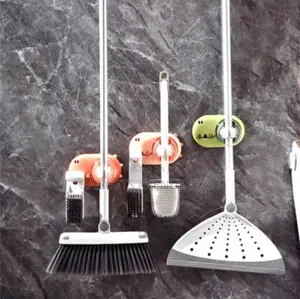 Wall-Mounted Mop and Broom Holder