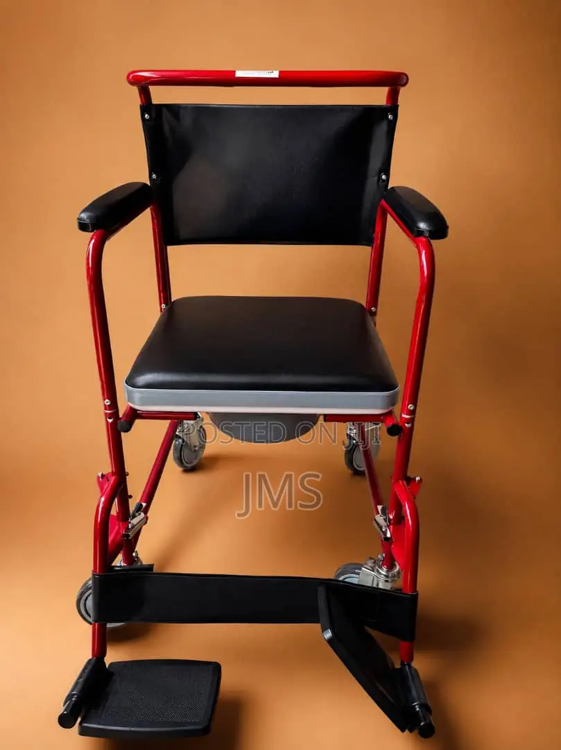 Commode Chair With Wheels-Fazzini