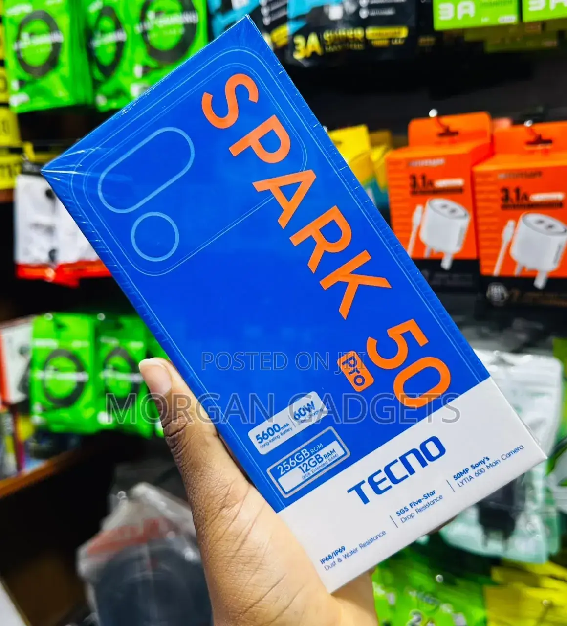 New Tecno Spark 50 Pro 256 GB Blue