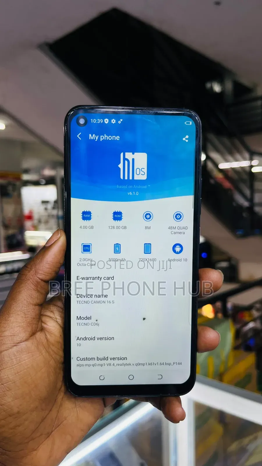 Tecno Camon 16S 128 GB Black