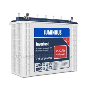 Luminous Inverlast Battery 220ah/12volts Tubular