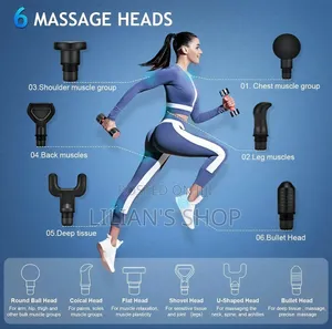 Handheld Electric Deep Tissue Percussion Muscle Massager