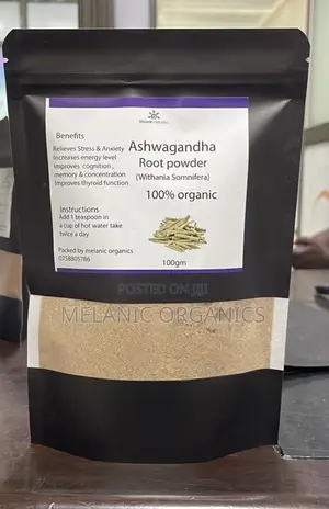 Melanic Ashwagandha Root Powder 100gm