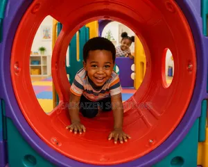Indoor Adventure Playground Slides and Tunnels for Kids 