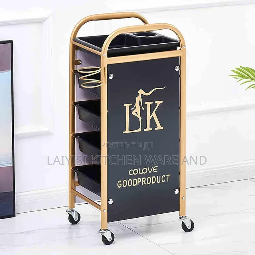 Trolley for Hairdressing Strong Load Capacity, Beauty Spa, Hair Salons